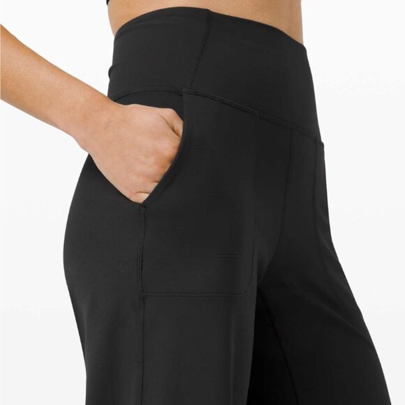 Lululemon Align Wide Leg Crop 23" Black - Picture 4 of 11